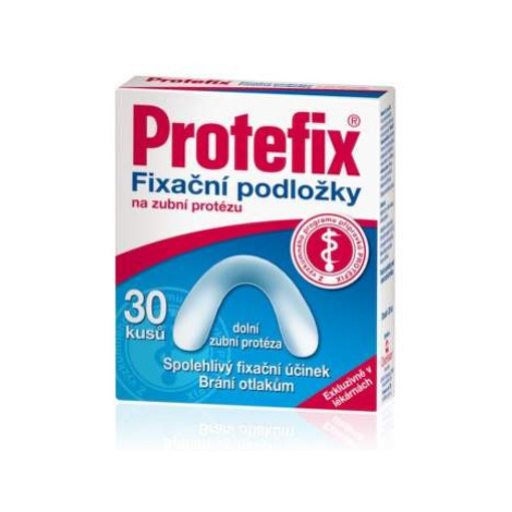 Protefix Fixační podložky - dolní zubní protéza 30ks