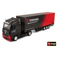 Bburago MB Actros Gigaspace Trailer Yokohama 1:43