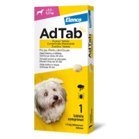 AdTab Žvýkací tablety pro psy >2,5-5,5 kg 112 mg 1 tableta