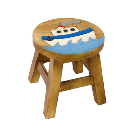 Dřevěná dětská stolička - PARNÍK AK Trading