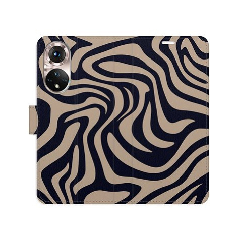 iSaprio Flip pouzdro Zebra Black 02 pro Honor 50 / Nova 9