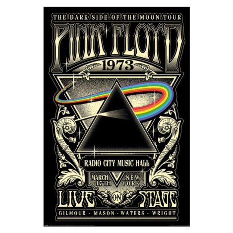 Plakát, Obraz - Pink Floyd - 1973, 61x91.5 cm Pyramid