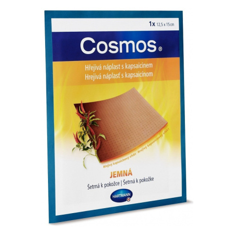 Cosmos Hřejivá náplast s kapsaicinem jemná 12,5 x 15 cm 1 ks Hartmann