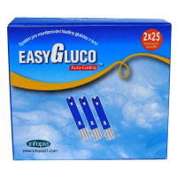 Easygluco Testovací proužky pro glukometr EasyGluco 50 ks