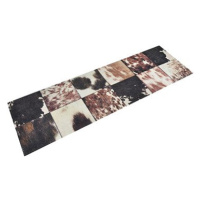 SHUMEE Kuchyňský koberec, omyvatelný, 60 × 180 cm, samet, zvířecí kůže