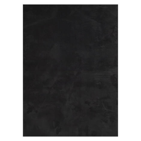 vidaXL Koberec HUARTE krátký vlas měkký a pratelný černý 160x230 cm