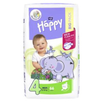 BELLA HAPPY Maxi Big Pack 4 (8-18 kg), 66 ks - jednorázové pleny