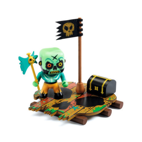 Arty Toys - pirát Skull s vorem a truhlou DJECO