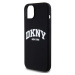 DKNY Liquid Silicone Arch Logo MagSafe kryt iPhone 15 Plus černý