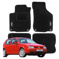 velurové koberce do auta Volkswagen Golf 4 Výšivka ''golf'' 1998-2006 B