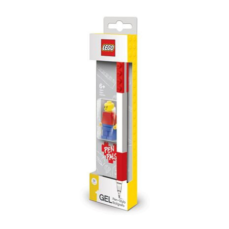 LEGO Gelové pero s minifigurkou, červené - 1 ks