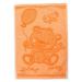 Profod dětský ručník Bebé medvídek oranžový 30 × 50 cm