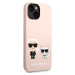 Zadní kryt Karl Lagerfeld MagSafe Liquid Silicone Karl and Choupette pro Apple iPhone 14 Plus, r