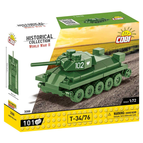 Cobi 3088 sovětský tank t-34/76, 1:72