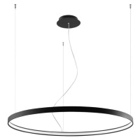 Černé závěsné svítidlo Nice Lamps Ganica, ø 100 cm