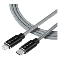 Tactical Fast Rope Aramid Cable USB-C/Lightning MFI 1m šedý