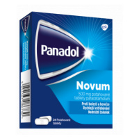 Panadol Novum 500mg, tablety na bolest a snížení horečky 24 tablet