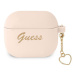Guess GUA3LSCHSP pouzdro na Airpods 3. Generace pink Silicone Charm Collection