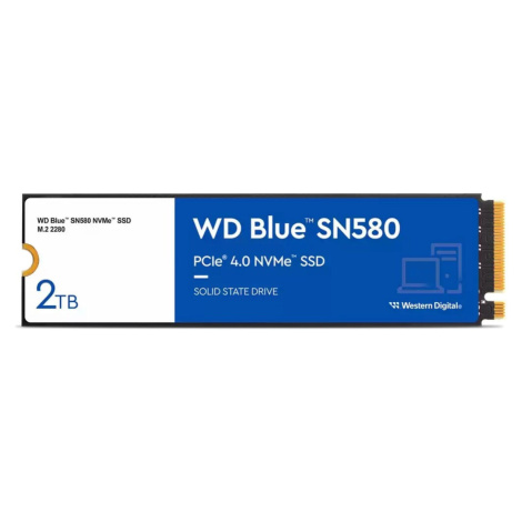 WD BLUE SSD NVMe 2TB PCIe SN580,Gen4 WDS200T3B0E Western Digital