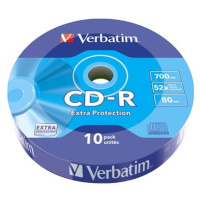 VERBATIM CD-R 700MB, 52x, wrap 10 ks