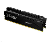 KINGSTON DIMM DDR5 16GB (Kit of 2) 6000MT/s CL36 FURY Beast Černá EXPO