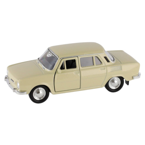 Dromader Auto Welly Škoda 100 11cm 1:34 béžové