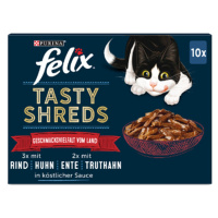 FELIX Tasty Shreds, výběr z venkova 30 × 80 g