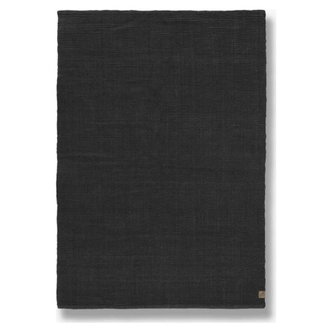 Tmavě šedý jutový koberec běhoun 70x150 cm Ribbon – Mette Ditmer Denmark