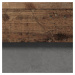 Postel CLIF staré dřevo/beton, 180x200 cm