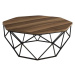 Sofahouse Designový konferenční stolek Gagenia 90 cm vzor ořech