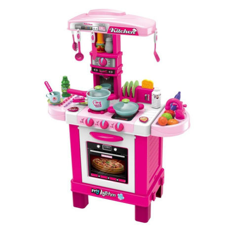 BABY MIX - Dětská kuchyňka malý šéfkuchař růžová
