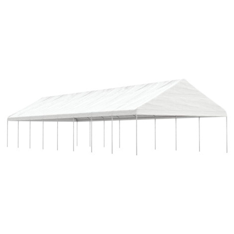 vidaXL Altán se střechou bílý 17,84 x 5,88 x 3,75 m polyethylen
