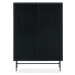 Černo-modrá skříňka 93x130 cm Punto - Teulat