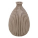 Boltze Home Dekorační porcelánová váza Pilar 15 cm šedá