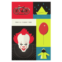 Umělecký tisk IT - You'll float too, 26.7 × 40 cm