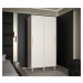 Šatní skříň Abi Calipso T Barva korpusu: Bílá, Rozměry: 120 cm, Dveře: Bílá - bez zrcadla