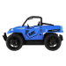 Teddies Auto RC buggy pick-up terénní modré 22cm plast 27MHz na baterie se světlem v krabici 30x