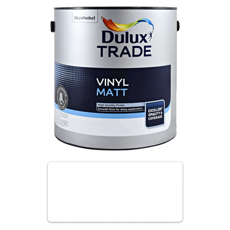 DULUX Trade Vinyl Matt PBW - prémiová malířská barva do interiéru 2.5 l Bílá