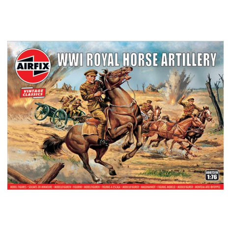 Classic Kit VINTAGE figurky A00731V - WW1 Royal Horse Artillery (1:76) AIRFIX