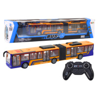 mamido  Dálkově ovládaný autobus oranžový s osvětlením 44 cm RC