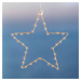 Sirius Dekorativní hvězda LED Liva Star, zlatá, Ø 30 cm