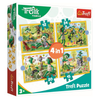 TREFL Puzzle Treflíci: Společná zábava 4v1