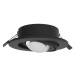 MEGATRON MEGATRON LED vestavné bodové svítidlo Planex Powerlens, 4,8 W, černé