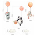 DEKORACJAN Samolepky - Zvířátka s balónky