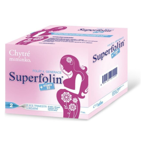 Chytré miminko superfolin 2 MAMA 60 tablet + 60 kapslí