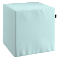 Dekoria Sedák Cube - kostka pevná 40x40x40, pastelově blankytná , 40 x 40 x 40 cm, Cotton Panama