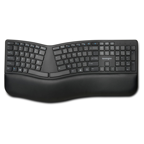 Kensington Pro Fit® Ergo Wireless Keyboard bezdrátová klávesnice USB / Bluetooth UK černá