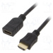 GEMBIRD Kabel prodlužovací HDMI - HDMI 1, 8m (zlacené konektory, stíněný)