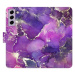 iSaprio flip pouzdro Purple Marble pro Samsung Galaxy S21 FE 5G