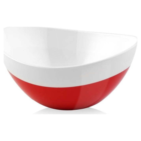 Červeno-bílá miska Livio Duo, 28 cm Vialli Design